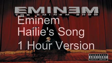 eminem hailie's song|hailies song one hour loop.